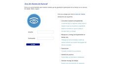 Desktop Screenshot of clientes.euroval.com