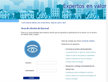 Tablet Screenshot of clientes.euroval.com