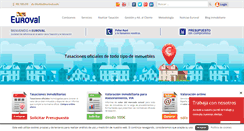 Desktop Screenshot of euroval.com